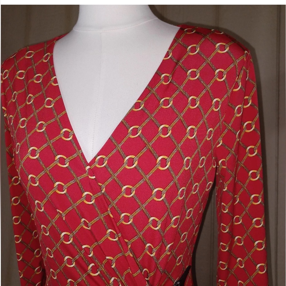 Charter Club Dress Red Glow Kismet Size XL - Picture 2 of 3